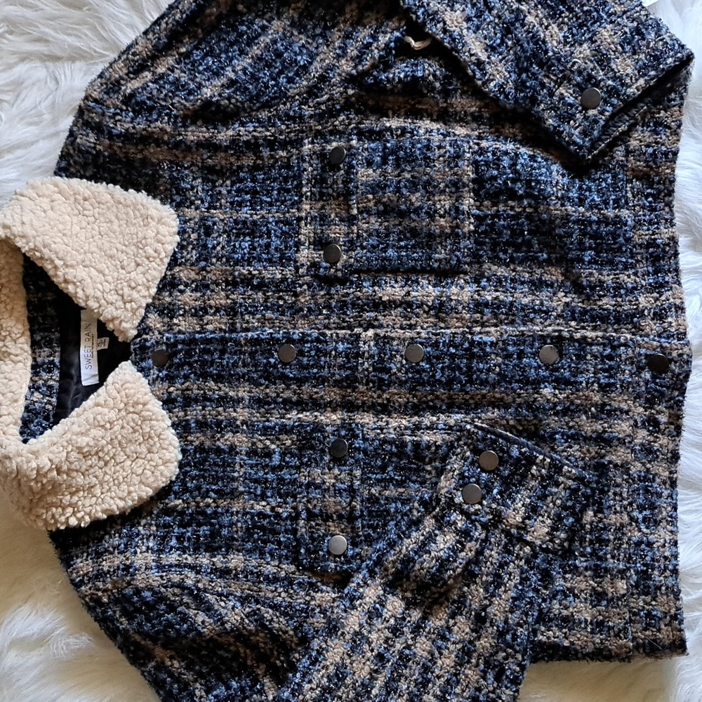 Sweet Rain Button Up Jacket/Coat